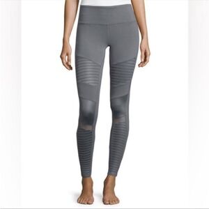 Alo Yoga Moto leggings grey size small
